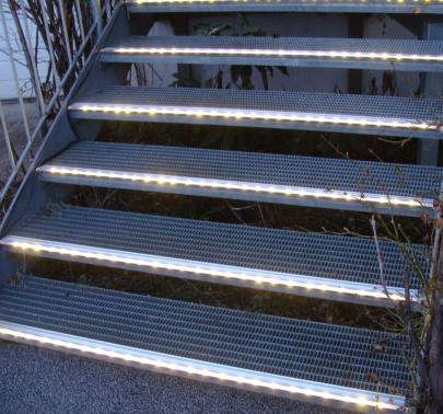 Energiespare Auen Treppenstufenbeleuchtung 